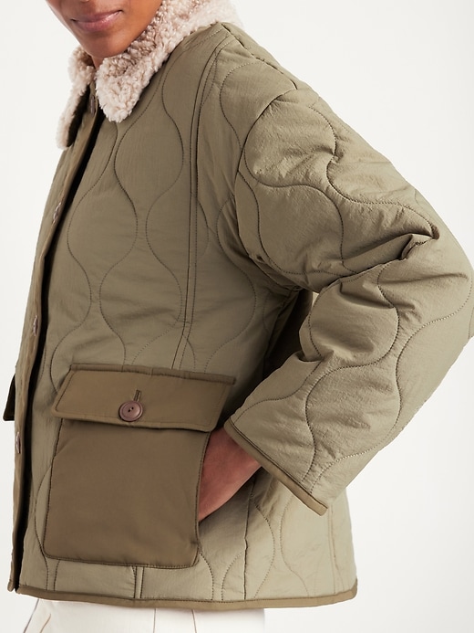 Image number 6 showing, Quilted Nylon Jacket