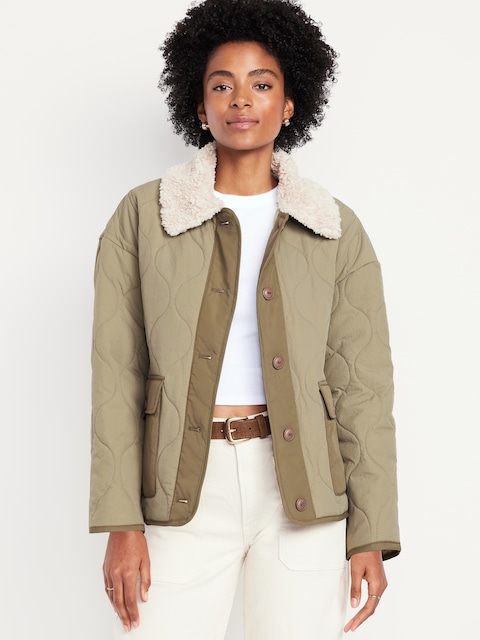 Quilted Nylon Jacket
