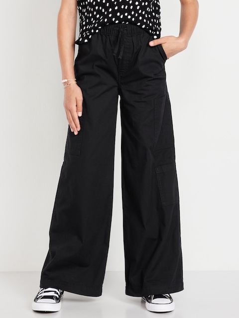 Pull-On Super Baggy Cargo Pants for Girls