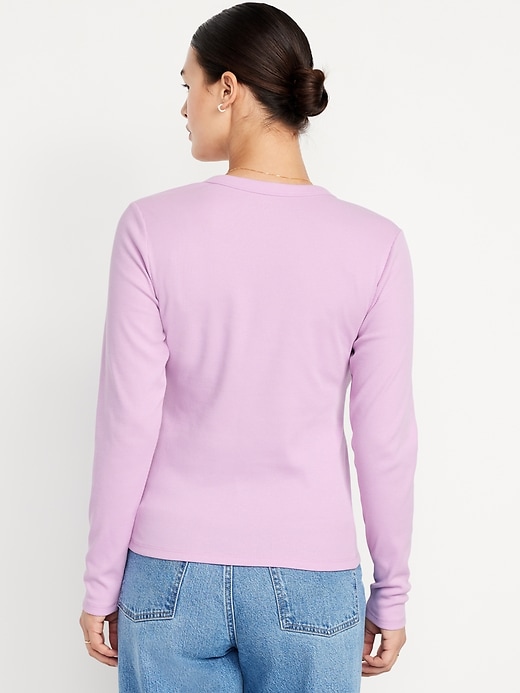 Image number 5 showing, Snug Long-Sleeve Crew-Neck T-Shirt