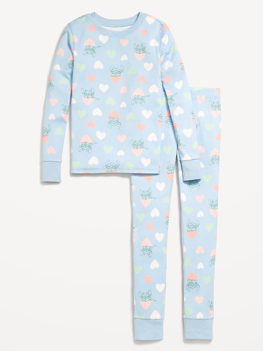 Image number 3 showing, Disney© Lilo & Stitch Snug-Fit Graphic Pajama Set for Girls