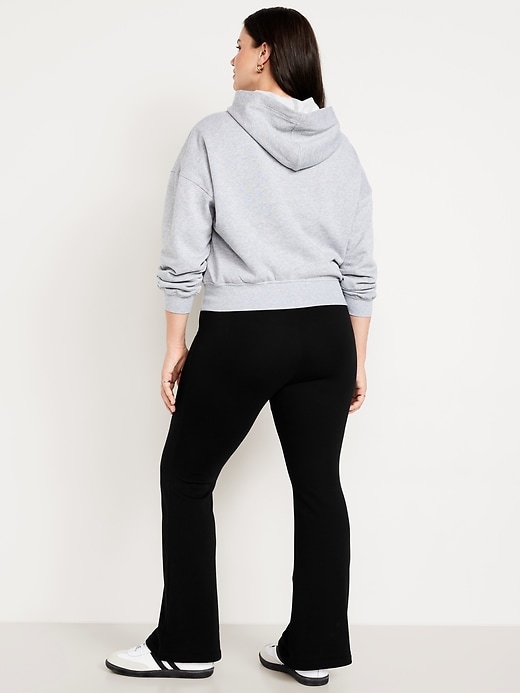 Image number 5 showing, High-Waisted Fleece-Lined Flared Leggings