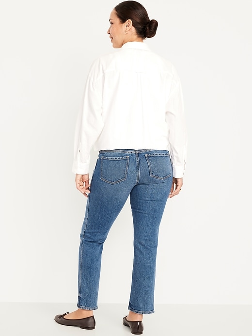 Image number 2 showing, Maternity Full-Panel Vintage Slim Jeans