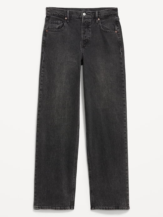 Image number 5 showing, Mid-Rise Slouchy Wide-Leg Jeans