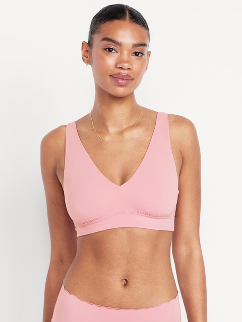 No-Show Bralette - Mauve Comfort