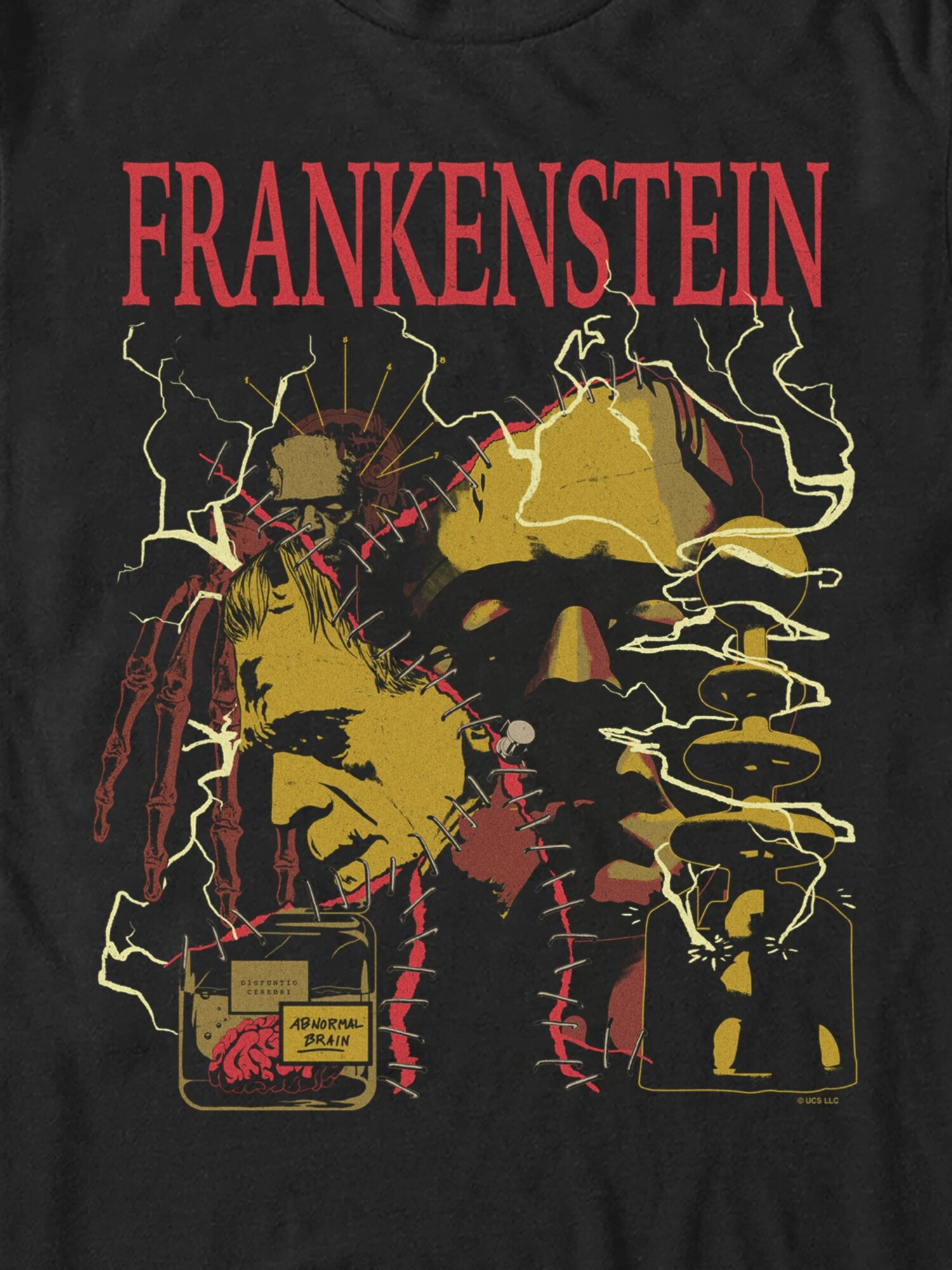 Мужская футболка Old Navy Frankenstein Terror Experiment Graphic, цвет: Чёрный — фото 2