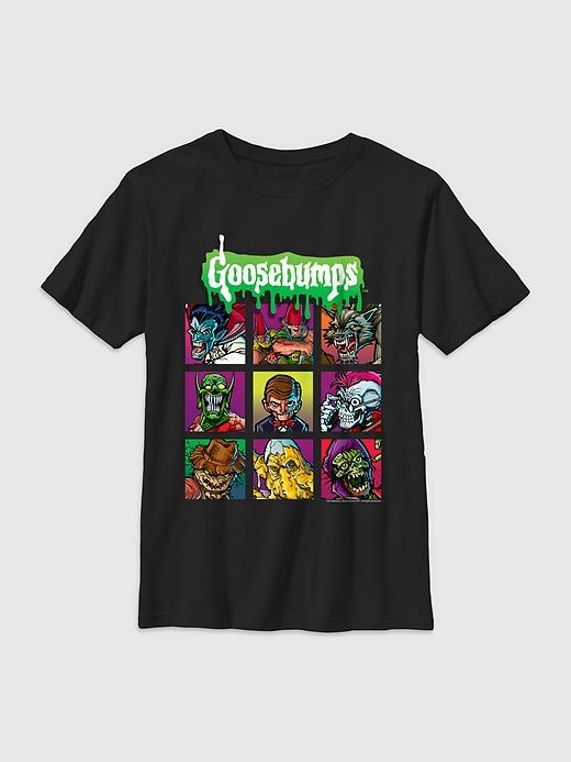 Image number 1 showing, Goosebumps Gender-Neutral Graphic T-Shirt for Kids