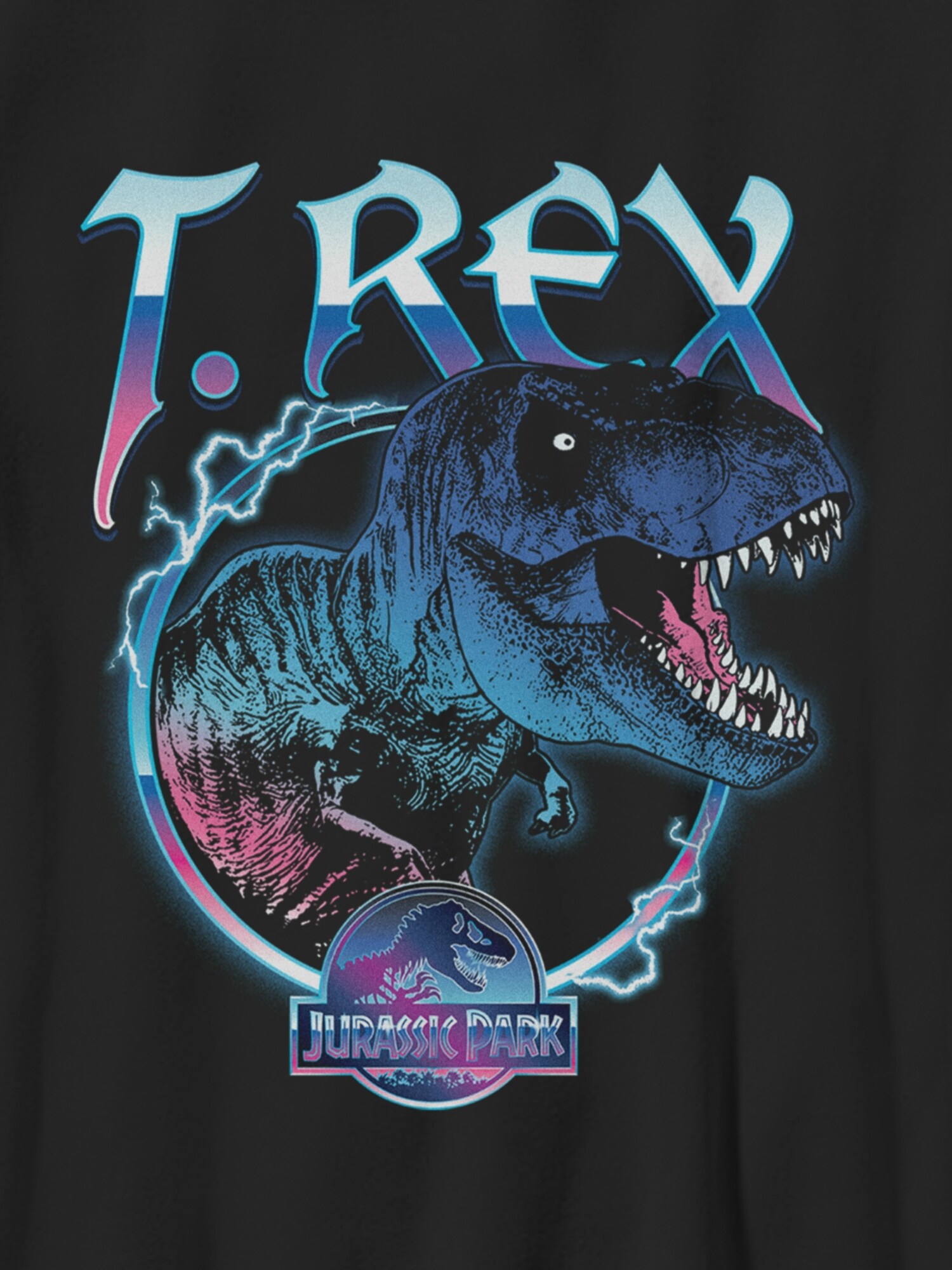 Детская футболка Old Navy Jurassic Park Gender-Neutral Graphic, цвет: Чёрный — фото 2