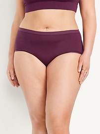 Image number 6 showing, High-Waisted Everyday Brief Cotton Underwear
