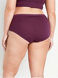 Image number 7 showing, High-Waisted Everyday Brief Cotton Underwear