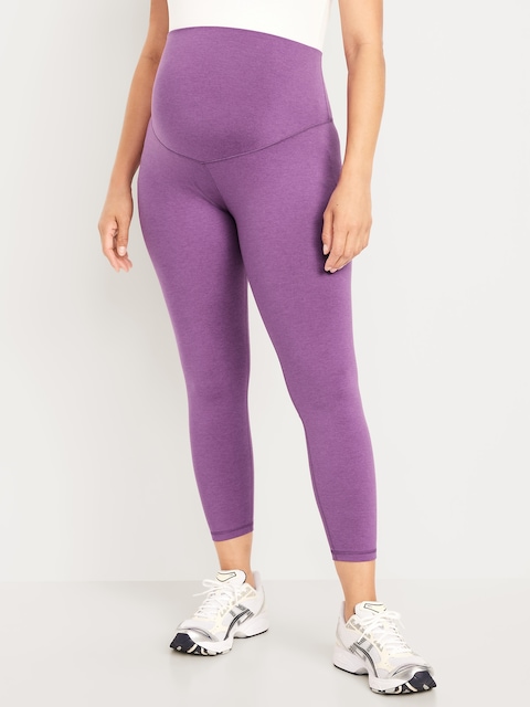 Maternity Full-Panel CloudComfy 7/8 Leggings - Lilac Sunset