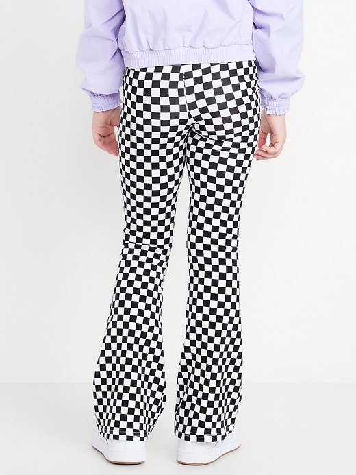 Image number 2 showing, Printed High-Waisted Flared Leggings for Girls