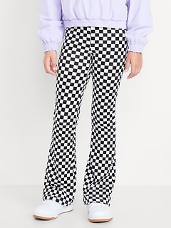 High-Waisted Flared Leggings for Girls