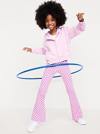 Image number 3 showing, Printed High-Waisted Flared Leggings for Girls