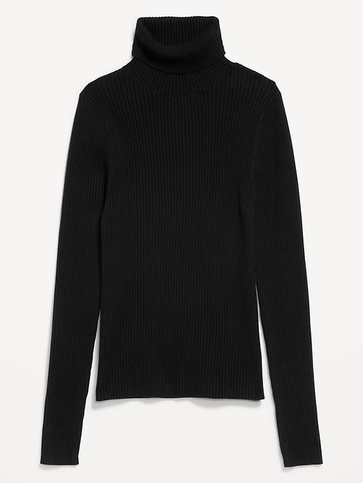 Image number 4 showing, SoSoft Lite Rib Turtleneck Sweater