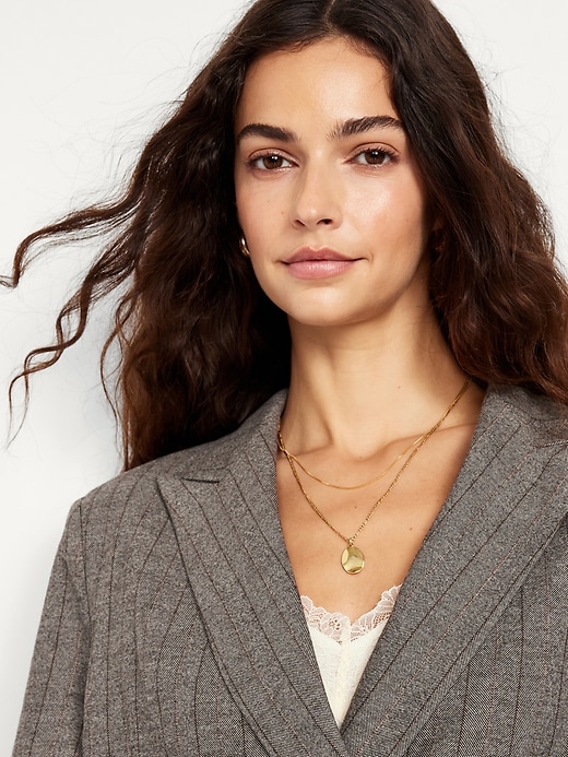 Image number 5 showing, Oversized Double-Breasted Blazer
