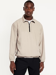Dynamic Woven Quarter-Zip Windbreaker