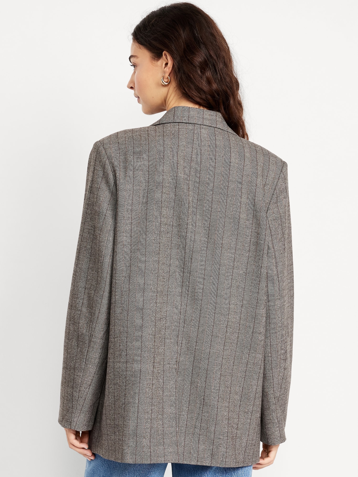 Oversized Double-Breasted Blazer