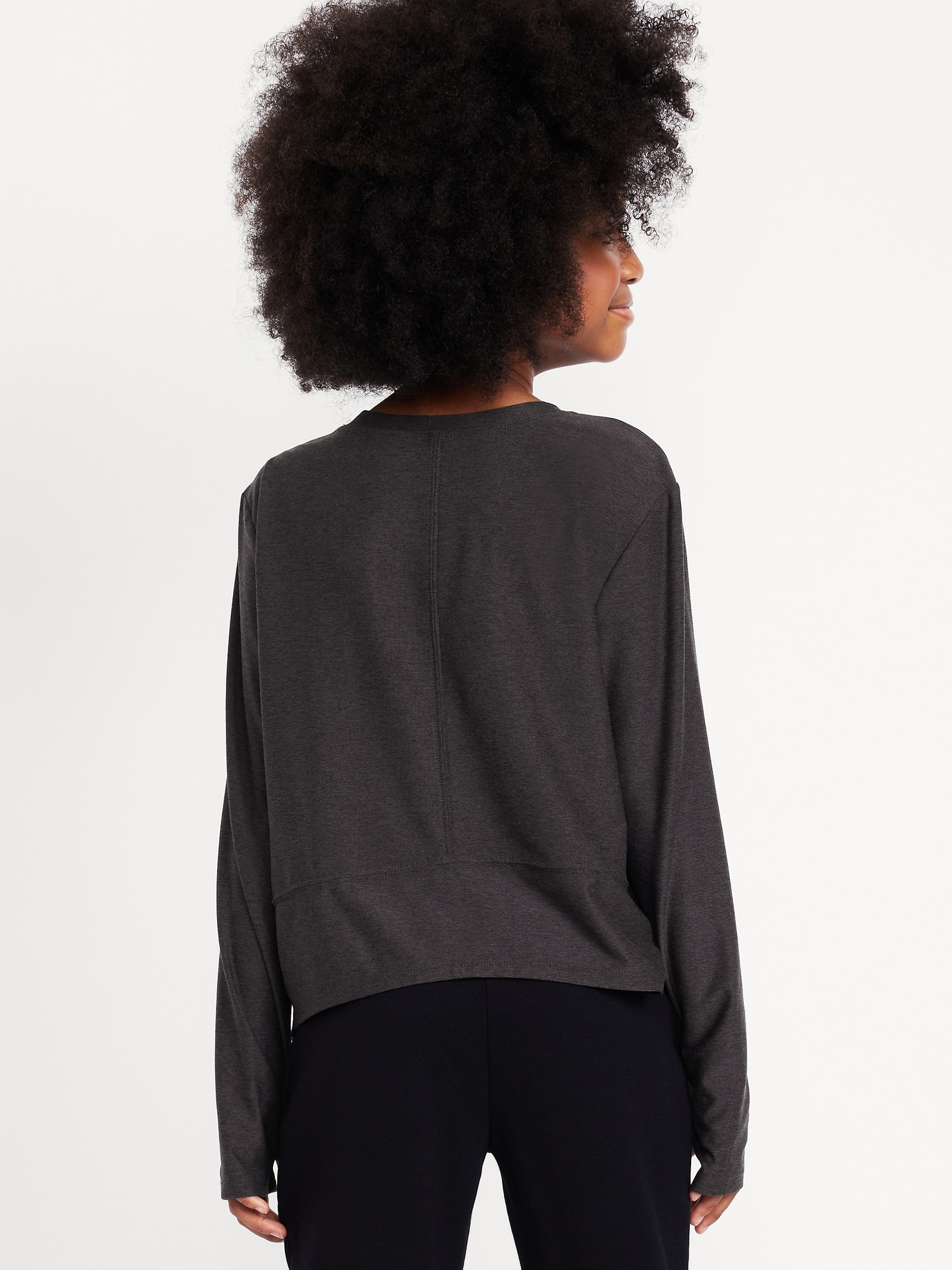 CloudMotion Long-Sleeve Performance T-Shirt for Girls