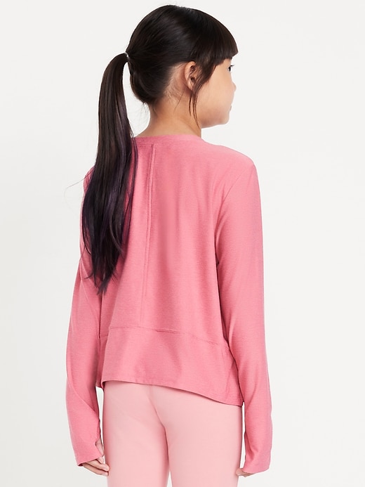 Image number 2 showing, CloudMotion Long-Sleeve Performance T-Shirt for Girls