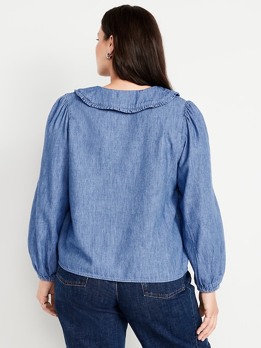 Image number 6 showing, Ruffle-Collar Top