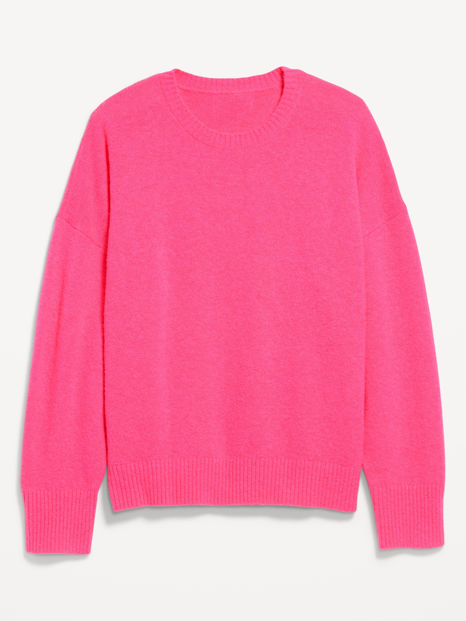 Wool-Blend Crew-Neck Sweater