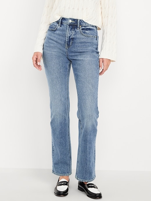 Image number 2 showing, Extra High-Waisted Boot-Cut Jeans