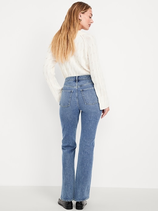 Image number 3 showing, Extra High-Waisted Boot-Cut Jeans
