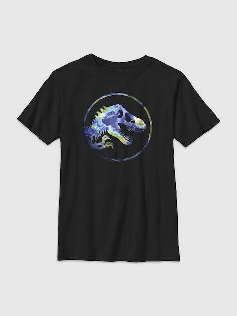 Jurassic World Gender-Neutral Graphic T-Shirt for Kids - Black