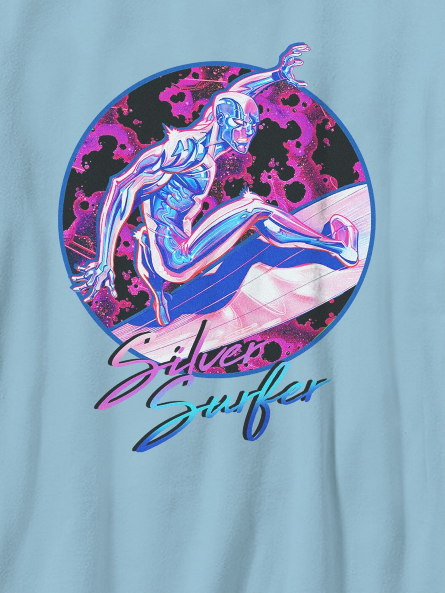 Детская футболка Old Navy Fantastic Four Gender-Neutral Graphic, цвет: Светлый синий — фото 2