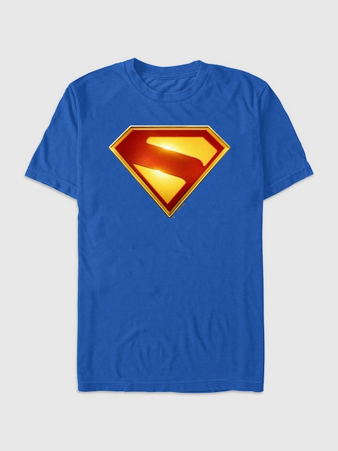 Superman Logo Graphic T-Shirt - Royal