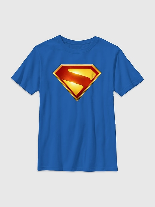 Image number 1 showing, Superman Gender-Neutral Graphic T-Shirt for Kids