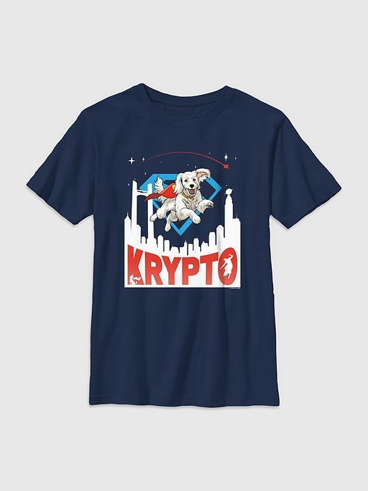 Image number 1 showing, Superman Gender-Neutral Graphic T-Shirt for Kids