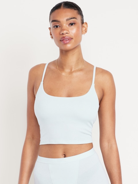 Rib-Knit Brami Top - Seafoam