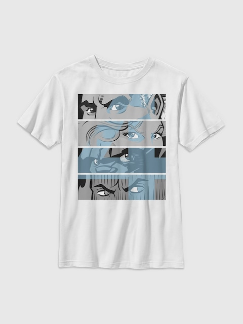 Fantastic Four Classic Gender-Neutral Graphic T-Shirt for Kids - White