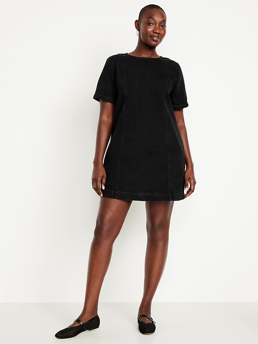 Image number 4 showing, Denim Mini Dress