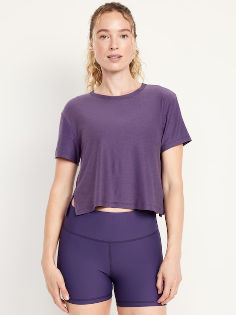CloudMotion T-Shirt - Purple Maxine