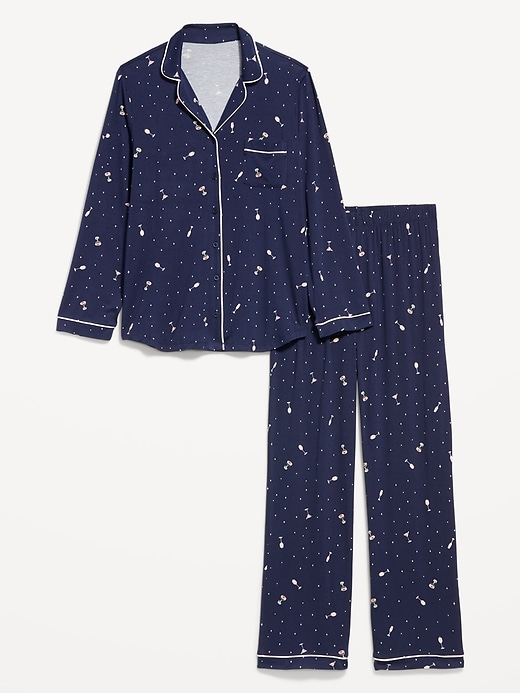 Image number 4 showing, Sunday Sleep Knit Jersey Pant Set