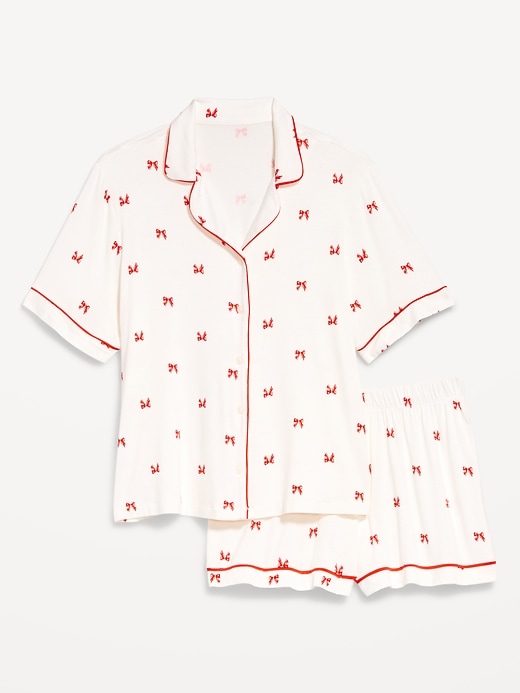 Image number 4 showing, Sunday Sleep Knit Jersey Short Set