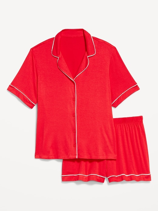 Image number 4 showing, Sunday Sleep Knit Jersey Short Set