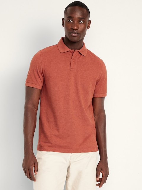 Uniform Pique Polo - Custom Red Heather