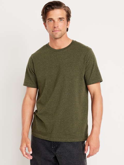 Crew-Neck T-Shirt - Hunter Green