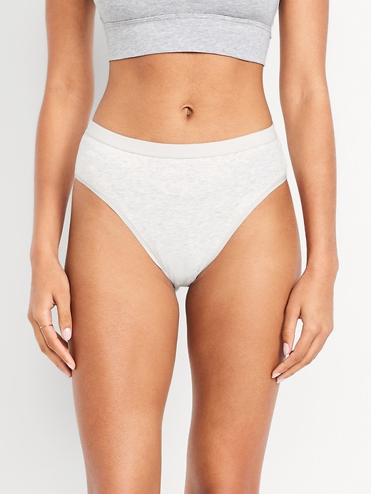Image number 2 showing, High-Waisted Everyday Cotton Underwear 6-Pack