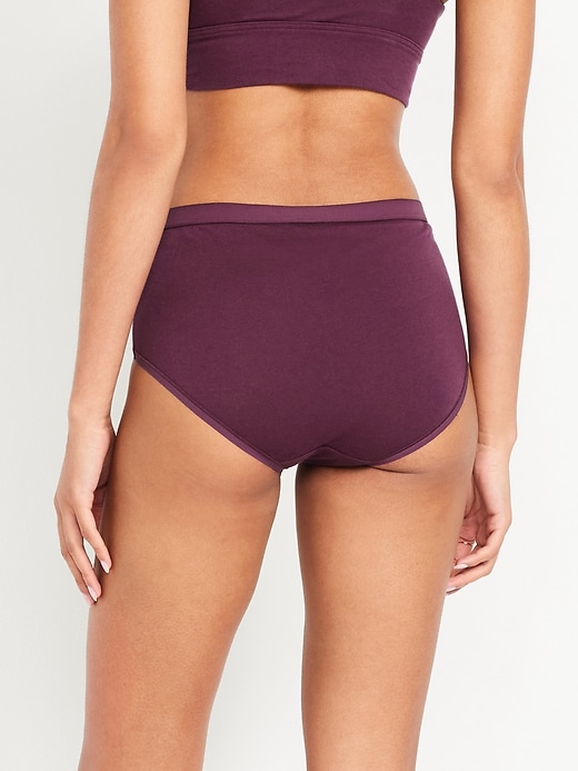 Image number 2 showing, High-Waisted Everyday Brief Cotton Underwear