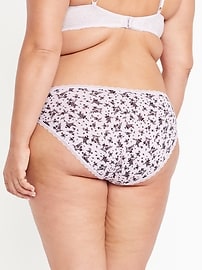 Image number 7 showing, High-Waisted Lace-Trim Bikini Underwear