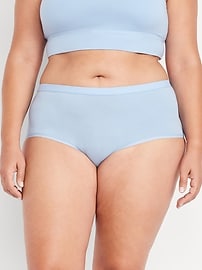 Image number 6 showing, High-Waisted Everyday Brief Cotton Underwear