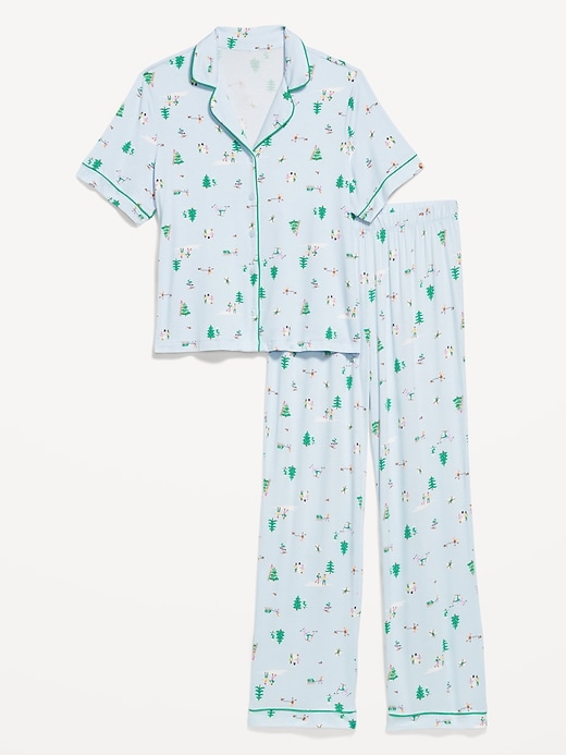 Image number 4 showing, Sunday Sleep Knit Jersey Pant Set