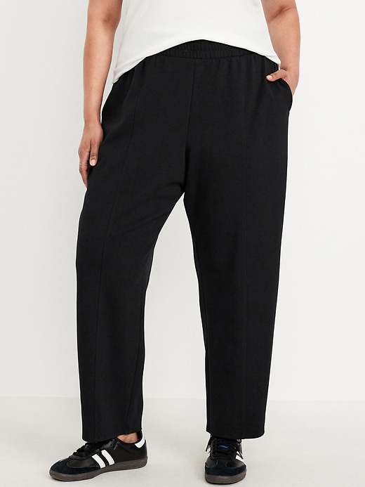 Image number 6 showing, High-Waisted Dynamic Fleece Barrel Pants