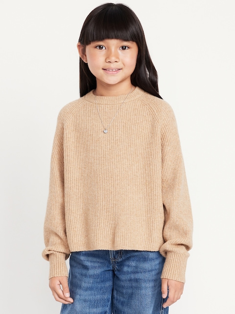 SoSoft Long-Sleeve Ribbed Sweater for Girls - Moonsand