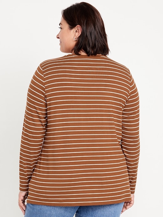 Image number 6 showing, Luxe Long-Sleeve Crew-Neck Tunic